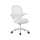 Fotel ergonomiczny COBRA King Junior HF101WH biały